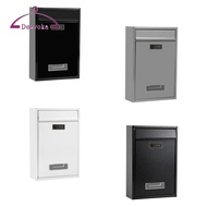 [Amleso2] Combination Lock Security Mailbox Wall Mount with Parcel Drop Slot for Villa Garden Multip