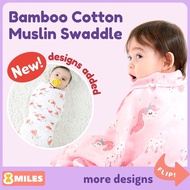 Baby Bamboo and Bamboo Cotton Muslin Swaddle Blanket Towel Newborn Ultra Soft Cooling Breathable Com
