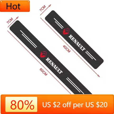 2026 Hot For Renault Interior Stickers For Renault Clio Laguna 2 Megane 2 3 Clio 4 Duster Logan Car 