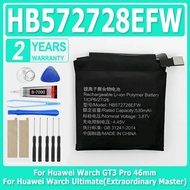 High Quality New For HUAWEI GT3 Pro 46mm GT3PRO 46mm HB572728EFW Battery + Free Tool