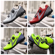 Ready Stock Large Size 36-47 Rubber Sole Cycling Shoes Lace-Free Cycling Shoes Road Mountain Cycling