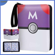 For Pokemon Cards Binder Album Book Game Card Collectors Holder 400 Card Spots Card Box