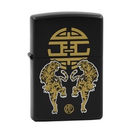 【ZIPPO官方旗艦店】  雙虎臨門防風打火機 ZA-1-152A