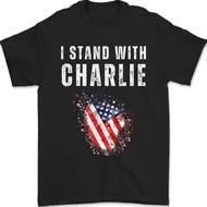 【NEW】 I Stand With Charlie, Charlie Kirk Memorial True Patriot 1993-2025 Rip T-Shirt