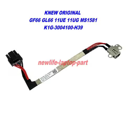 NEW Original For MSI GL66 GF66 11UE 11UG MS-1581 POWER Charger DC-IN JACK Flex CABLE K1G-3004100-H39