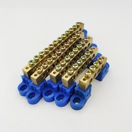 Ground BUS BAR G-12804/06/08/10/12 GROUNDING BUS-BAR Terminal Brass 125a Height 12mm.x Width 8mm.ø7