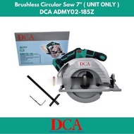 Cordless Brushless Circular Saw 7" DCA ADMY02-185 UNIT ONLY -srt