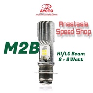 Anastasia~ H6 Headlights - M2B LED (Ayoto) Legs 1 AC / DC Moped / Matic Motor