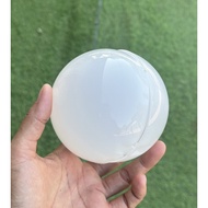 Gachapon Eggs Lottery White With Lock Handle Made Of Plastic Size 10 CM. Connect The Ball