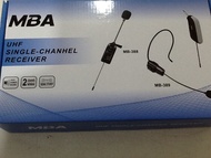 ไมโครโฟนไร้สาย แบบคาดศีรษะ MBA MB 389 UHF Wireless Microphone