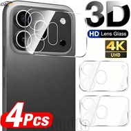 [Mega] 4-1Pcs Phone Len Tempered Flim - Rear Camera Protective Cover - Tempered Glass - for Huawei H
