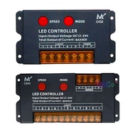 12V 24V DC 4CH 9 Channels Separate Led Strip Tape Controller Jump Water Burst Flash Horse Sign Lumin