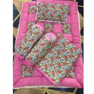 5in1 Newborn Bayi Tilam Kekabu / Taska Patchwork Bedsheet Mattress Set Baby