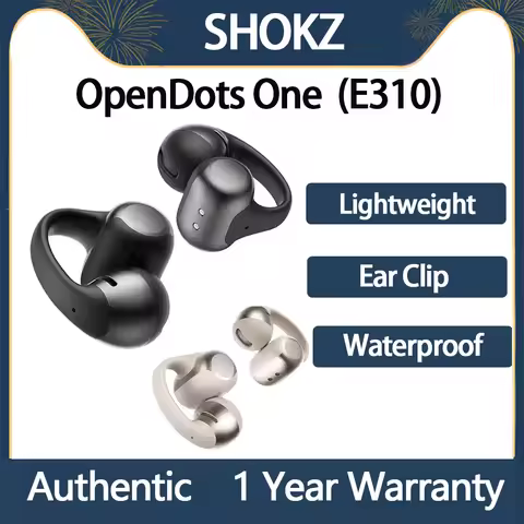 Original SHOKZ OpenDots One Bluetooth Earphone Lightweight Hifi Wireless Gaming EarbudsEar Clip Head