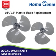 KDK Original Plastic Fan Blade Replacement 16 Inch / 12 Inch And Plastic Fan Knob Spinner
