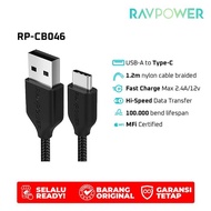 Exh - Ravpower Rp-Cb046 Usb-A To Type -C 3.3Ft/1M Cable Black