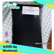 SOFTFIL Selai Blueberi kiloan 1kg [Repack] - Selai Buah Ekonomis Selai Roti Bakar selai kiloan murah