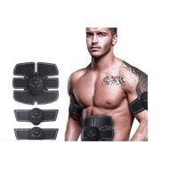 Six pack EMS muscle stimulator device trains six pack muscles