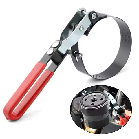 Steel Oil Filter Swivel Wrench Adjustable 73-85mm Oil Filter Removal Tool Oil Filter Wrench Car Oil 
