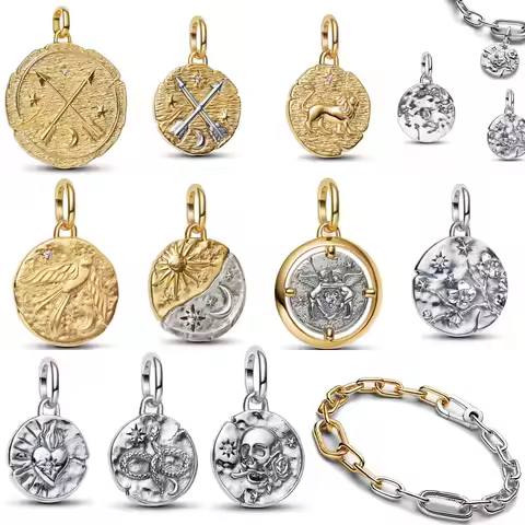 2025 New Hot Sale Original Me Dangle Charm Fit Me Bracelet For Women 925 Sterling Silver Luxury femm