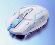 Chuột Gaming Không Dây Pin Sạc YINDIAO A9 Click Silent Led 7 Màu Dẹp 3200 DPI Phù Hợp Chơi Game và C