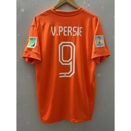 【New-Retro】2014 Netherlands Home V.PERSIE SNEIJDER ROBBEN Top Quality Retro Football Jersey custom f