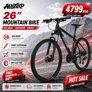 AENXRD Bicycle Mountain Bike adult and children's 21 Speed 26/24 inches Positioning Gear alloy frame