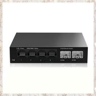 (MDQS) 2.5Gb Switch 4 Port 2.5G Unmanaged Network Switch with 2 Port 10GbE SFP+ Slot Home Setup Ethe