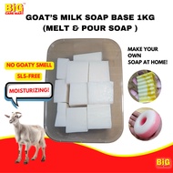 Goat's Milk Soap Base 1kg - Melt &amp; Pour Soap Base | Sabun Susu Kambing
