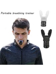 1入便攜式腹式呼吸訓練器,以增強肺功能,提高肺活量和高阻力