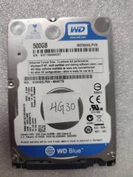 @淡水無國界@ 【良品】WD 威騰 2.5吋 機械硬碟 500GB 硬碟 5400RPM 中古 已測試 HG30
