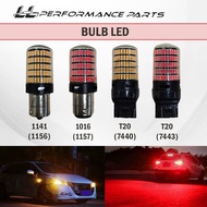 1 Set 2 Pcs Car Reverse Signal Brake Light Bulb Led Lampu Brake Super Bright Canbus 144 Led T20 1881