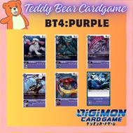 Digimon Card Game BT4 Purple Separate Cards Level C