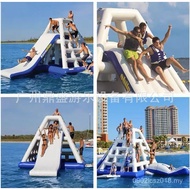 Pool Inflatable Pyramid Manufacturer Triangular Inflatable Slide Floating Slide Inflatable Water Par