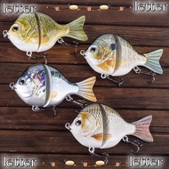 LETTER Glide Bait, Plastic Material Single-jointed Design Plastic Swimbait, Glide Bait 34.5G Weight 