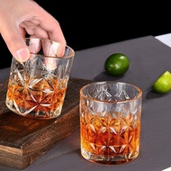 Crystal Light Luxury Whiskey Glass Classical Wine Glass Cocktail Glass Ice Glass Wine Tasting Glass Whiskey Cup