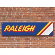 Retro Raleigh Bmx Bicycles Banner Garage Decoration Sign Tin Sign Club Bar Metal Poster 40*10cm