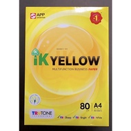 IK YELLOW MULTIFUNCTION A4 PAPER 80gsm