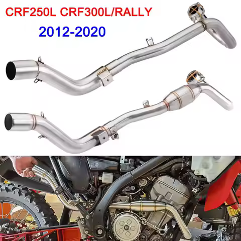 Slip-on Exhaust For Honda CRF250L CRF300L/RALLY 2012-2020 Years Motorcycle Exhaust Header Pipe Full