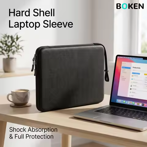 Shockproof Hard EVA Laptop Carrying Bag for 13-16Inch Laptops for MacBook Air Pro Neo Surface Lenovo