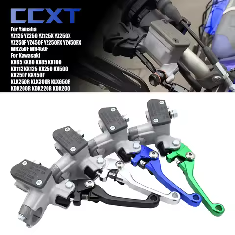 For Yamaha YZ250F YZ450F Brake Master Cylinder Pump Brake Lever For Kawasaki KX65 KX85 KX125 KX250 K