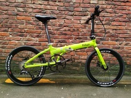 FNHON/Charm Lightweight Aluminum Alloy Folding Bike 20-inch and 22-inch Disc Wheels Suitable for Men