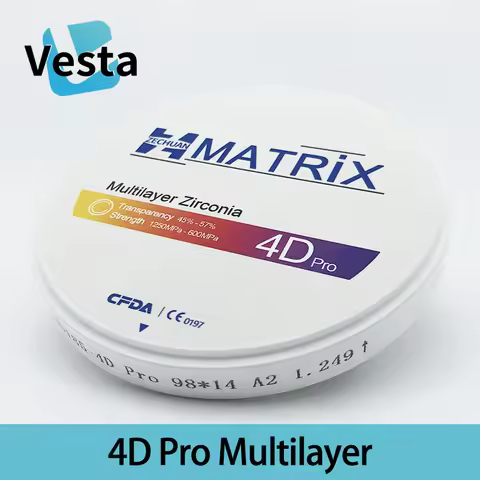 4D-Multilayer 4D Pro multilayer zirconia disc disk block CAD CAM Dental laboratory super translucent