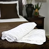 Silk-Filled Mattress Topper. Full Size. 100% Mulberry Silk Interior. 100% Natural for Comfort and He