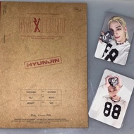 [READ DESCRIPTION] Stray Kids Hyunjin MAXIDENT Unsealed Case Ver. & Official Album Photocards Set