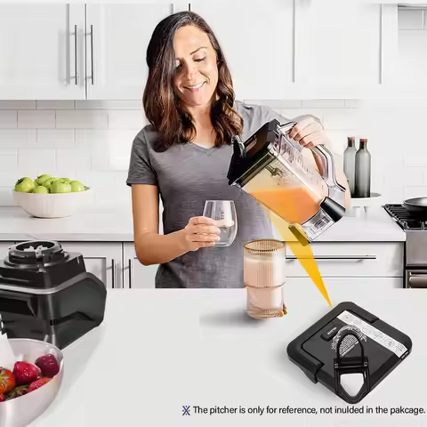 For Ninja 72Oz XL Pitcher Locking Lid - Square Top Cover Replacement for BL610 BL710WM BN701 Blender
