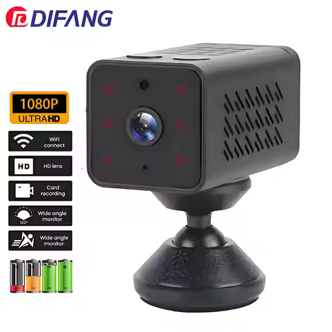 Battery WiFi Camera Mini Video Camera Two Way Audio HD CCTV Night Vision Motion Detection HD WiFi Su