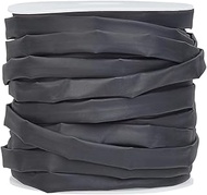 GORGECRAFT 20m x 5mm Heat Shrink Shoelace Ends Tubing 2:1 Ratio Heatshrink Sleeving Black Shrink Wra
