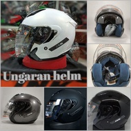 Original ink metro 2 solid plain double visor helmet