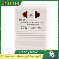 Lhome Voltage Converter Transformer Light Weight Small White Convenient for Travel Use Abroad Home